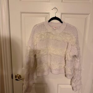 Elegant Cream Knit Sweater